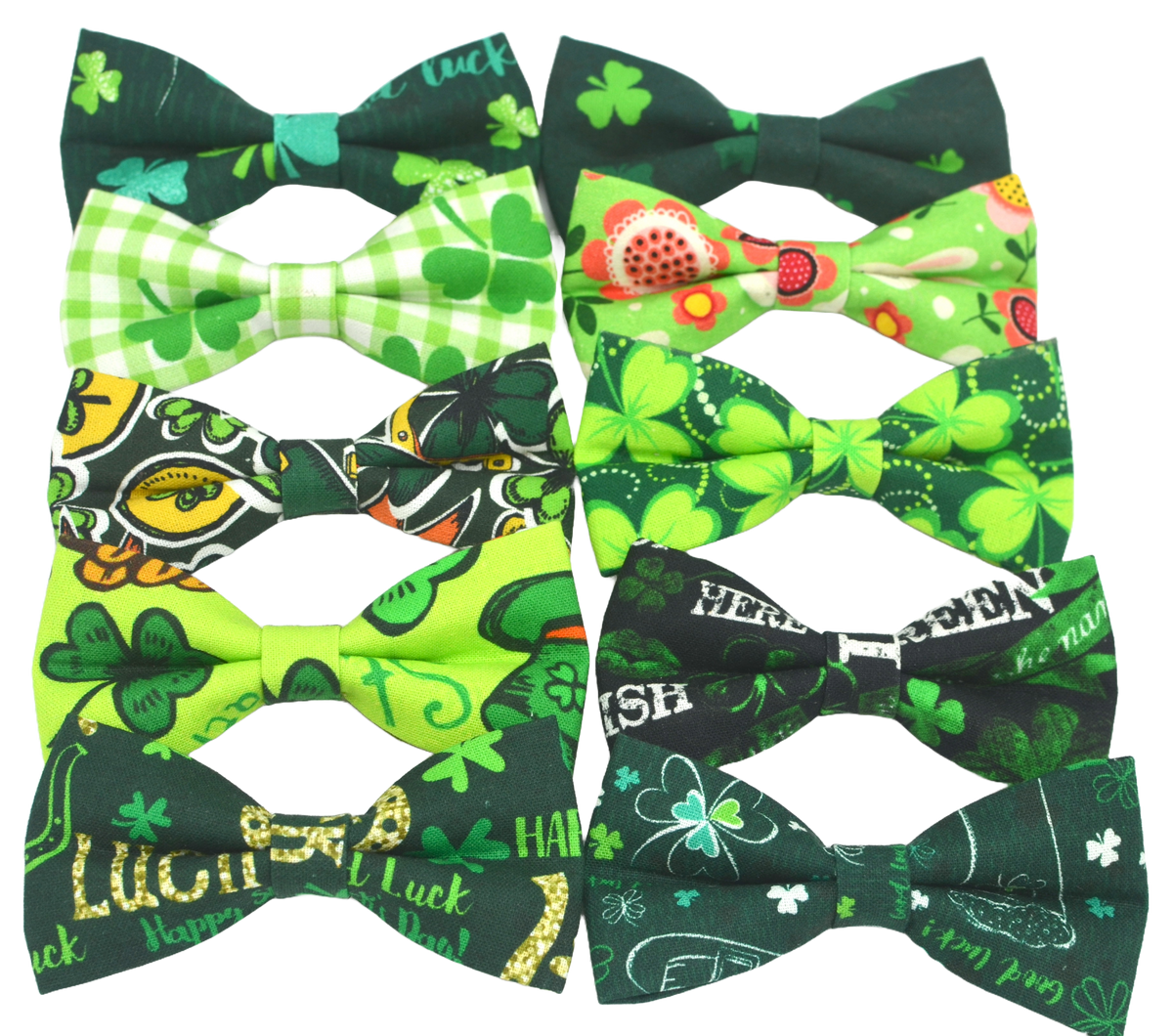 PKBT8 12 Mix Pack St. Patrick's Day Bowties