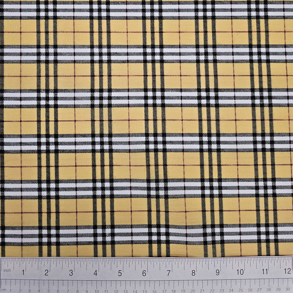 Casual Dog Bandana Fabric by the Yard | Poly Cotton Blend Craft Fabric for Sewing, Quilting & Grooming Bandanas | Pre-Cut Available F7124