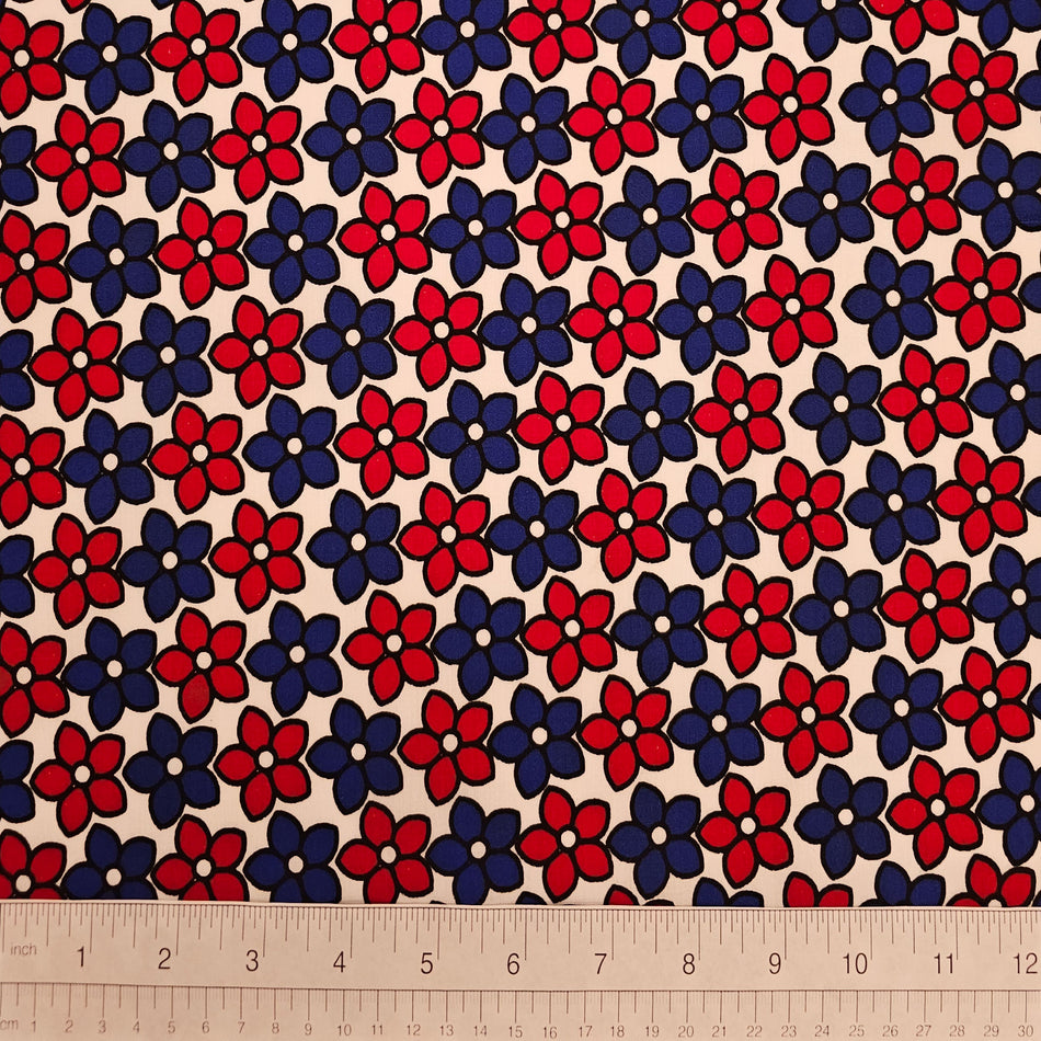 Casual Dog Bandana Fabric by the Yard | Poly Cotton Blend Craft Fabric for Sewing, Quilting & Grooming Bandanas | Pre-Cut Available F7186