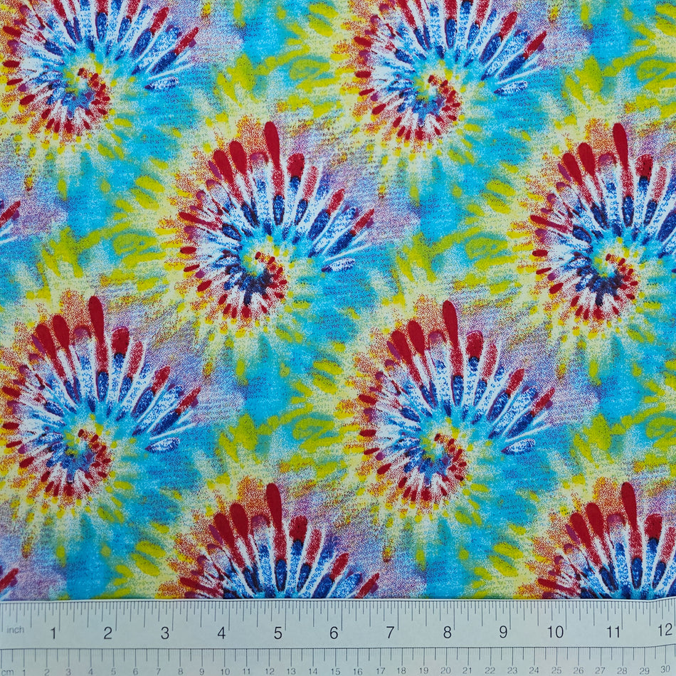 Casual Dog Bandana Fabric by the Yard | Poly Cotton Blend Craft Fabric for Sewing, Quilting & Grooming Bandanas | Pre-Cut Available F7210