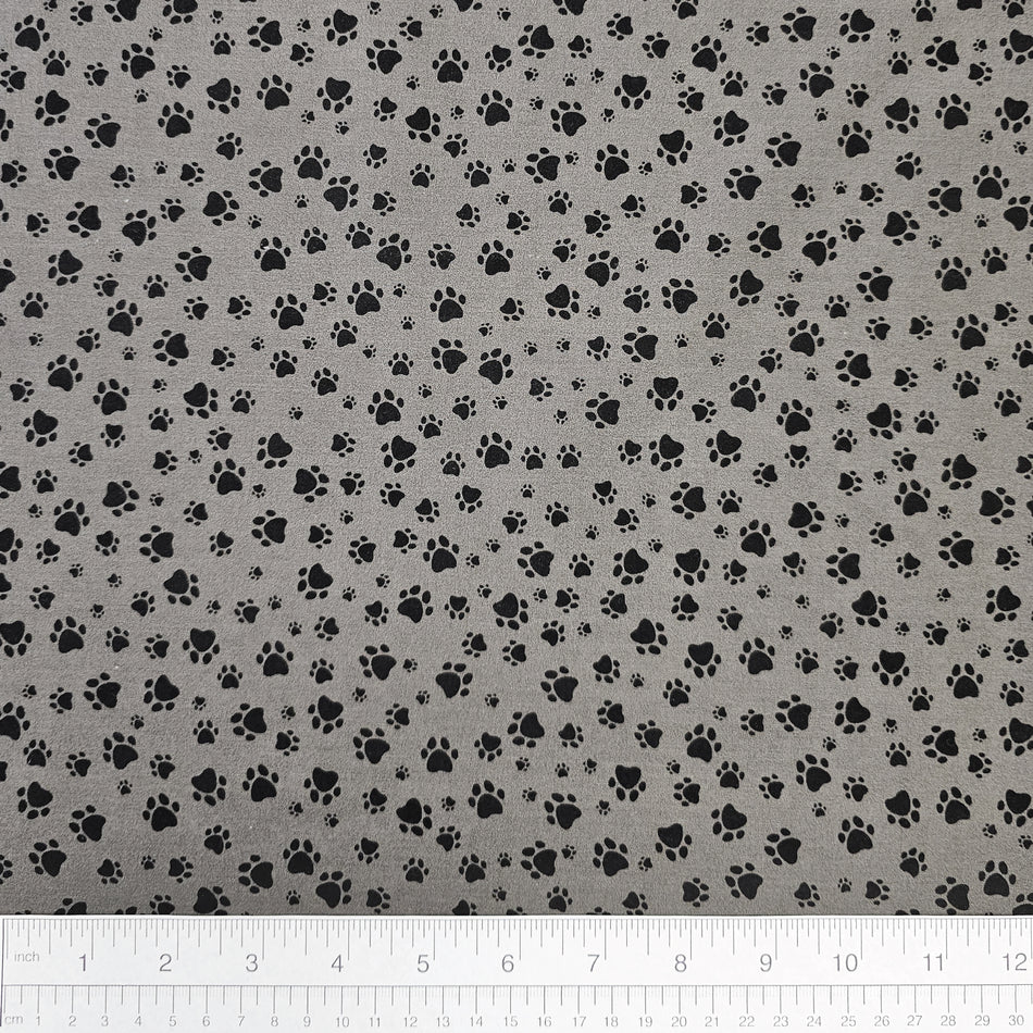 Paws N' Bones Dog Bandana Fabric by the Yard | Poly Cotton Blend Craft Fabric for Sewing, Quilting & Grooming Bandanas | Pre-Cut Available F7023