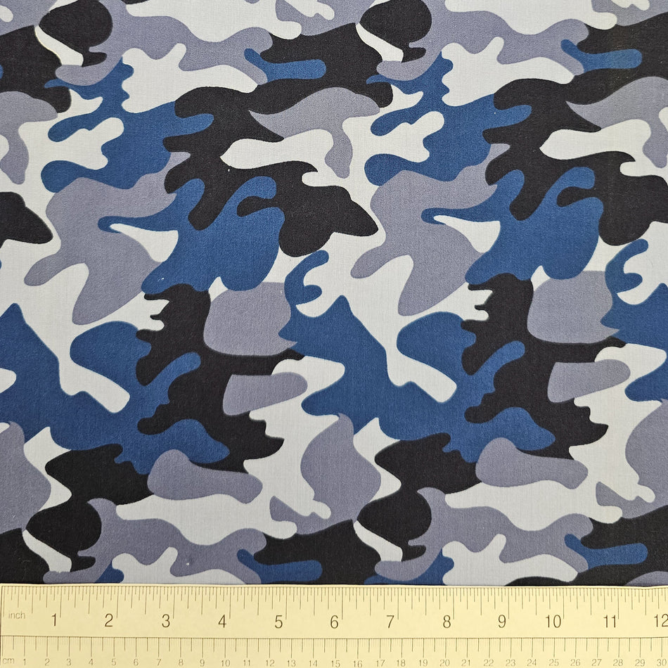 Casual Dog Bandana Fabric by the Yard | Poly Cotton Blend Craft Fabric for Sewing, Quilting & Grooming Bandanas | Pre-Cut Available F7271
