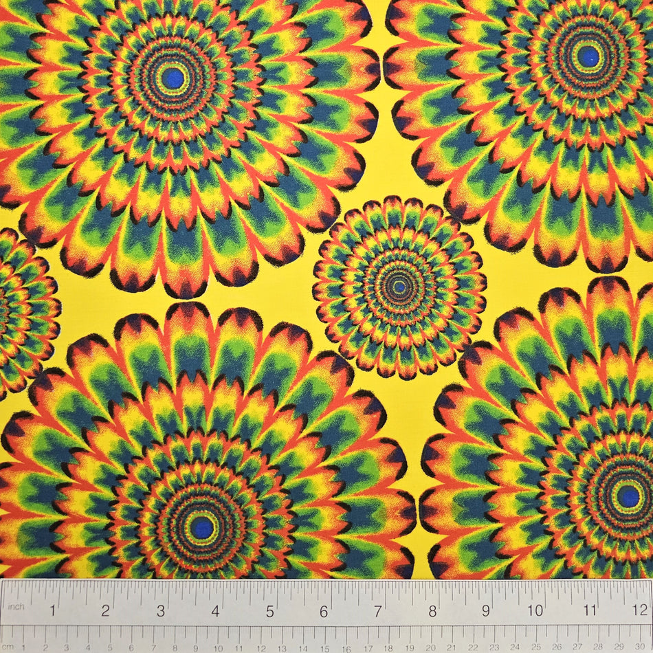Casual Dog Bandana Fabric by the Yard | Poly Cotton Blend Craft Fabric for Sewing, Quilting & Grooming Bandanas | Pre-Cut Available F7062