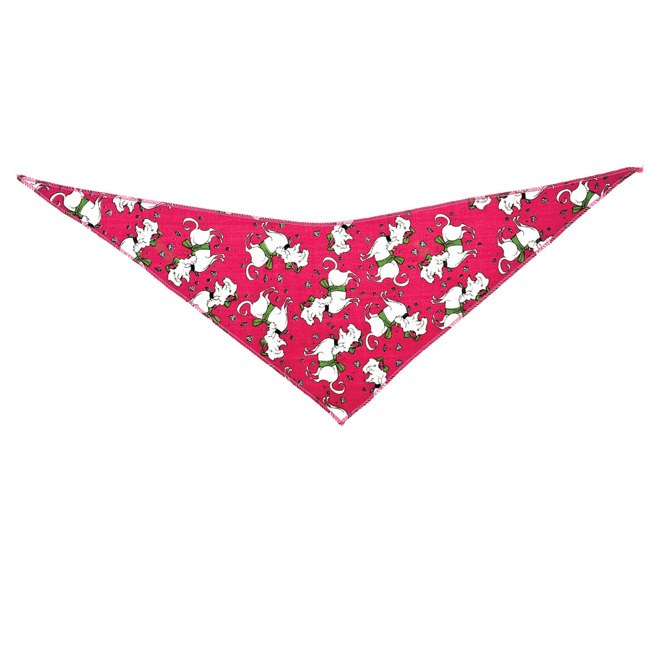 Doggie Tie-On Triangle Dog Bandana | Premium V-Neck Pet Bandana for Grooming, Style & Fashion SA3113