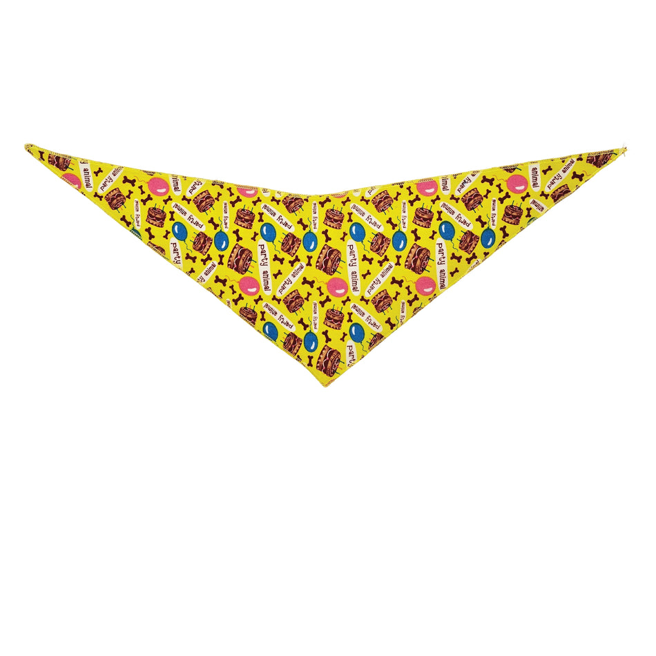 Doggie_Birthday Tie-On Triangle Dog Bandana | Premium V-Neck Pet Bandana for Grooming, Style & Fashion SA3015