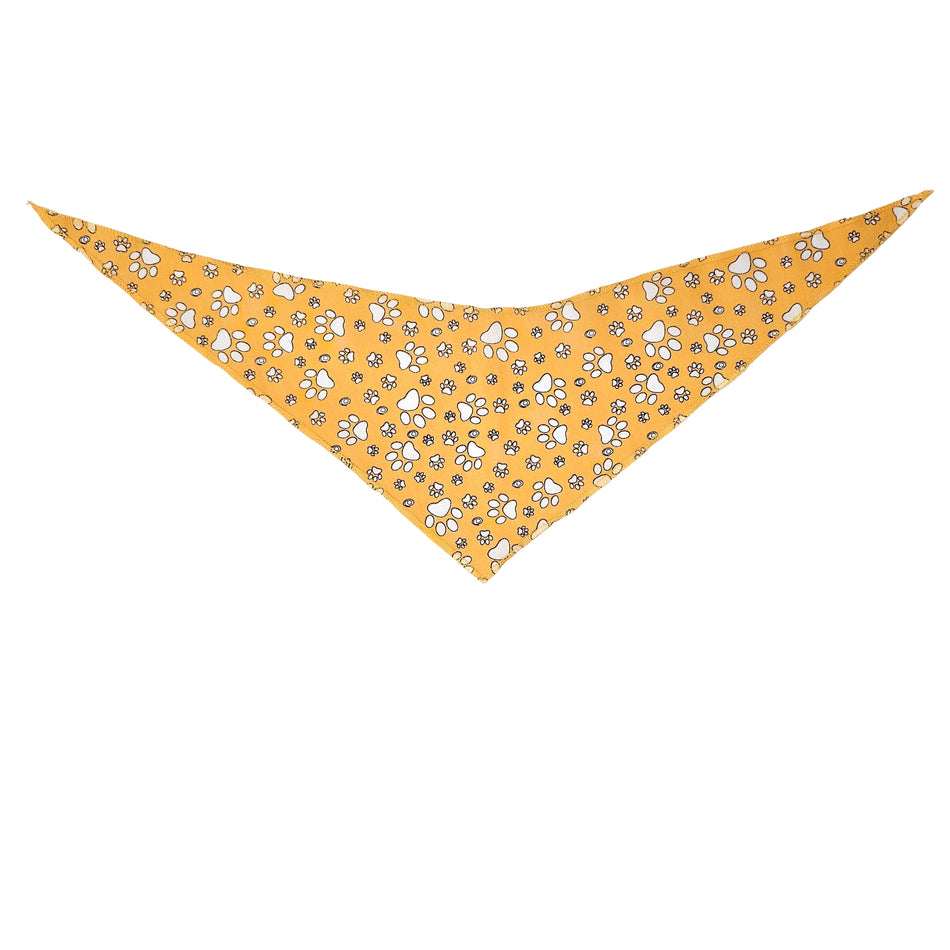 Paws & Bones Tie-On Triangle Dog Bandana | Premium V-Neck Pet Bandana for Grooming, Style & Fashion SA3044