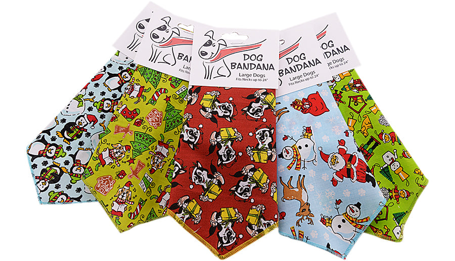 SPR3 - Seasonal Christmas Dog Bandanas