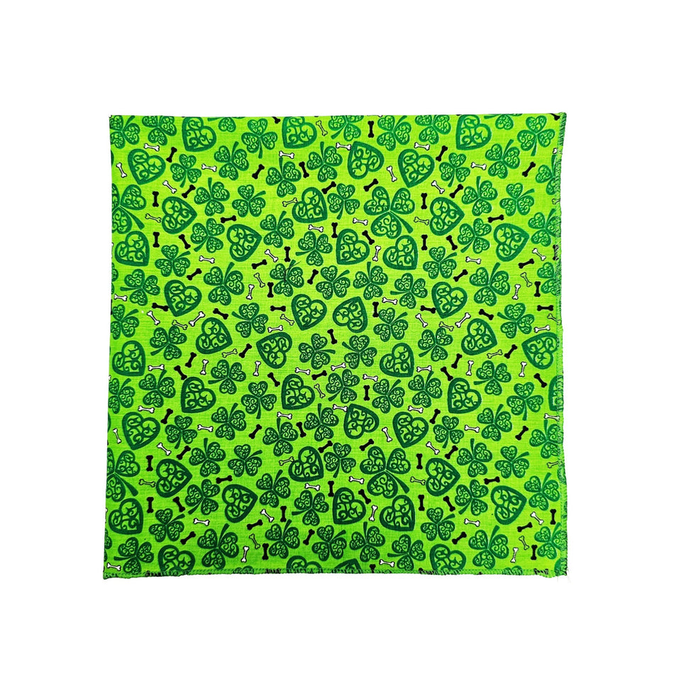 St. Patrick's Doggie Square Bandana | Tie on Dog & People Bandana | Dog grooming, Crafts & Sewing SQ3108