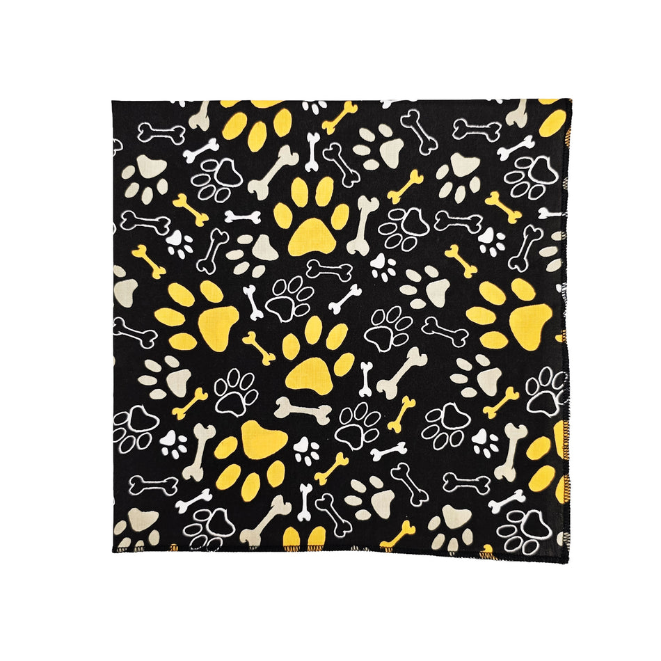 Paws & Bones Square Bandana | Tie on Dog & People Bandana | Dog grooming, Crafts & Sewing SQ3131
