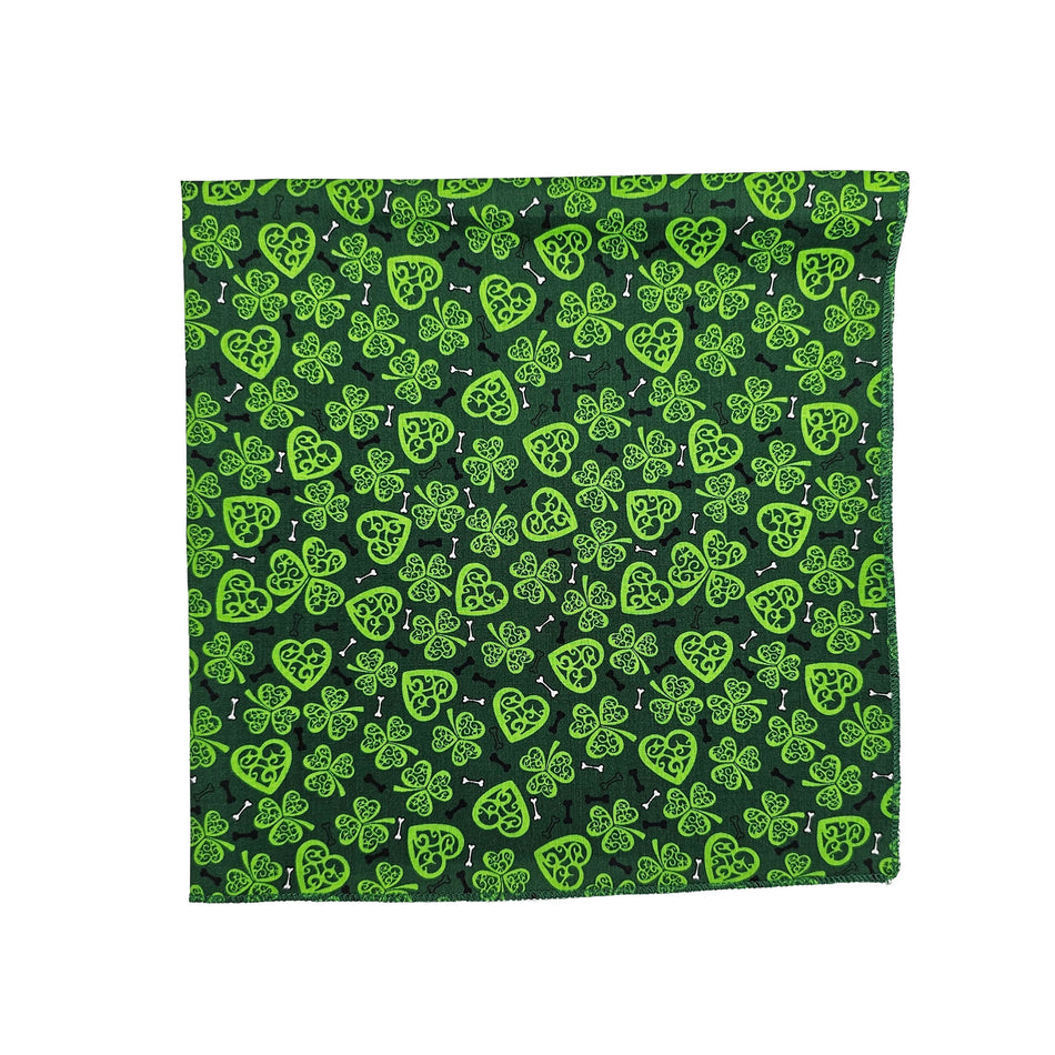 St. Patrick's Doggie Square Bandana | Tie on Dog & People Bandana | Dog grooming, Crafts & Sewing SQ3134