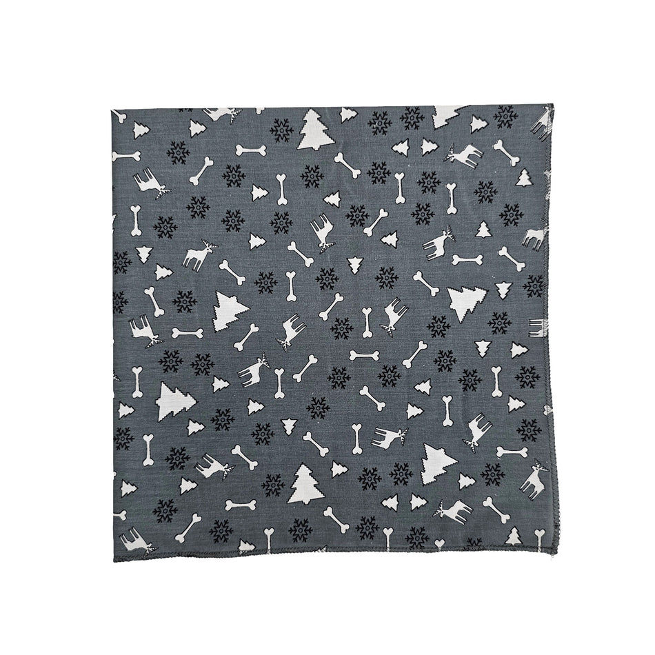 Christmas / Winter Square Bandana | Tie on Dog & People Bandana | Dog grooming, Crafts & Sewing SQ3138