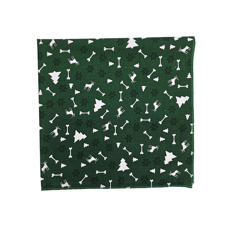 Christmas / Winter Square Bandana | Tie on Dog & People Bandana | Dog grooming, Crafts & Sewing SQ3139