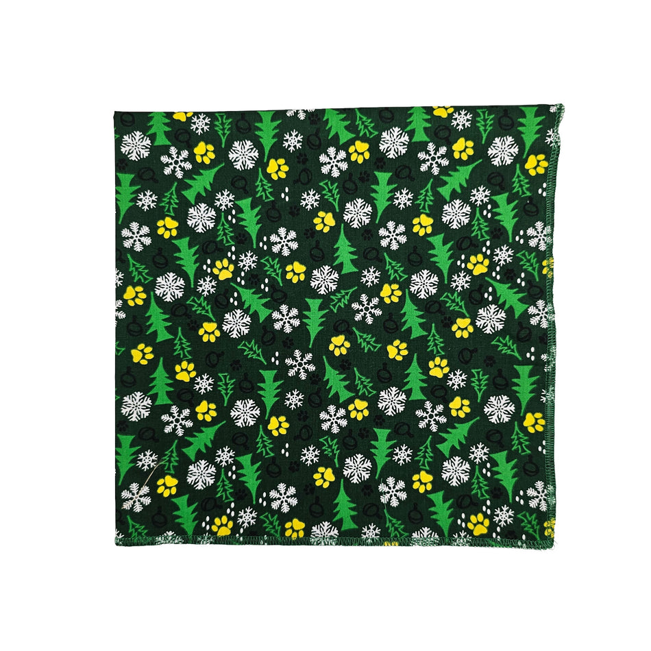 Christmas / Winter Square Bandana | Tie on Dog & People Bandana | Dog grooming, Crafts & Sewing SQ3150