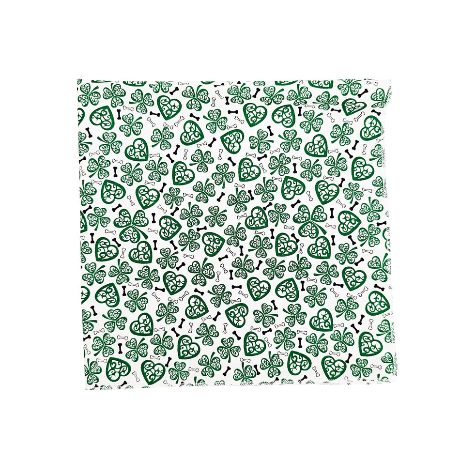 St. Patrick's Doggie Square Bandana | Tie on Dog & People Bandana | Dog grooming, Crafts & Sewing SQ3156