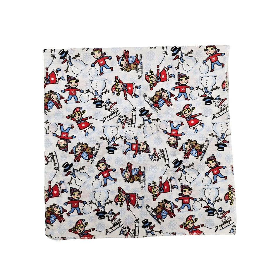 Christmas / Winter Square Bandana | Tie on Dog & People Bandana | Dog grooming, Crafts & Sewing SQ3162