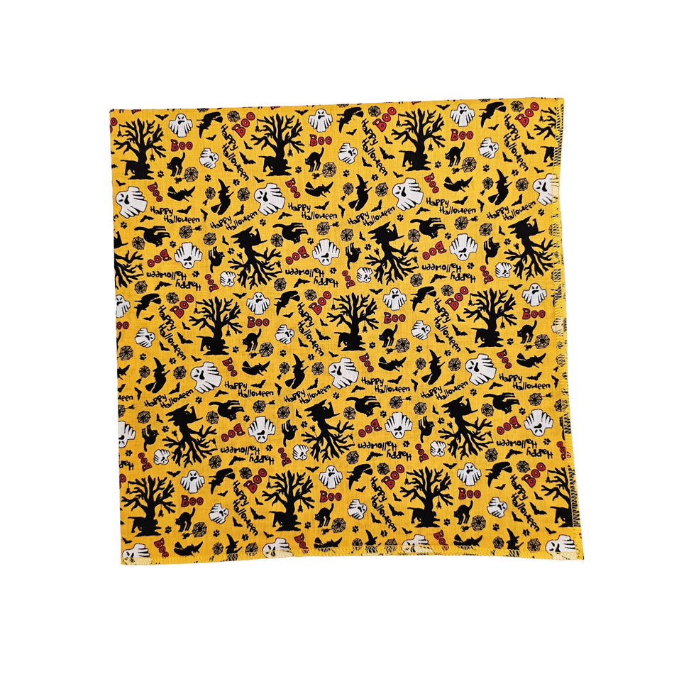 Halloween Square Bandana | Tie on Dog & People Bandana | Dog grooming, Crafts & Sewing SQ3190