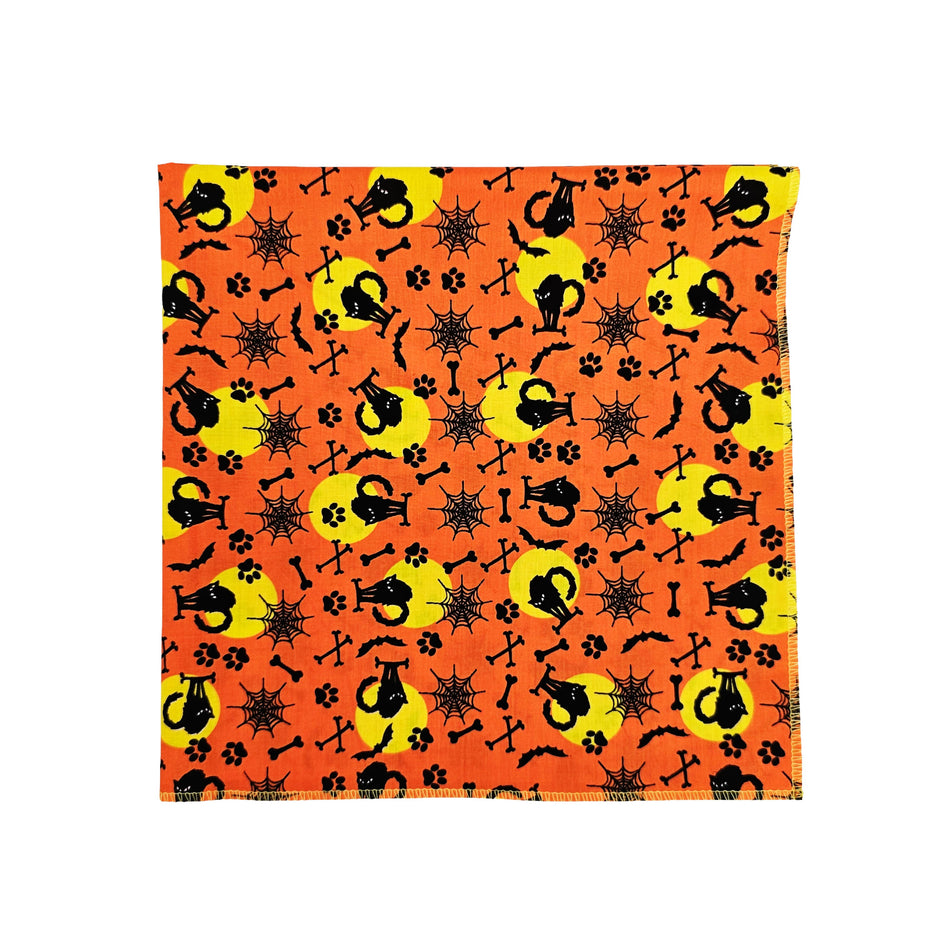 Halloween Square Bandana | Tie on Dog & People Bandana | Dog grooming, Crafts & Sewing SQ3214