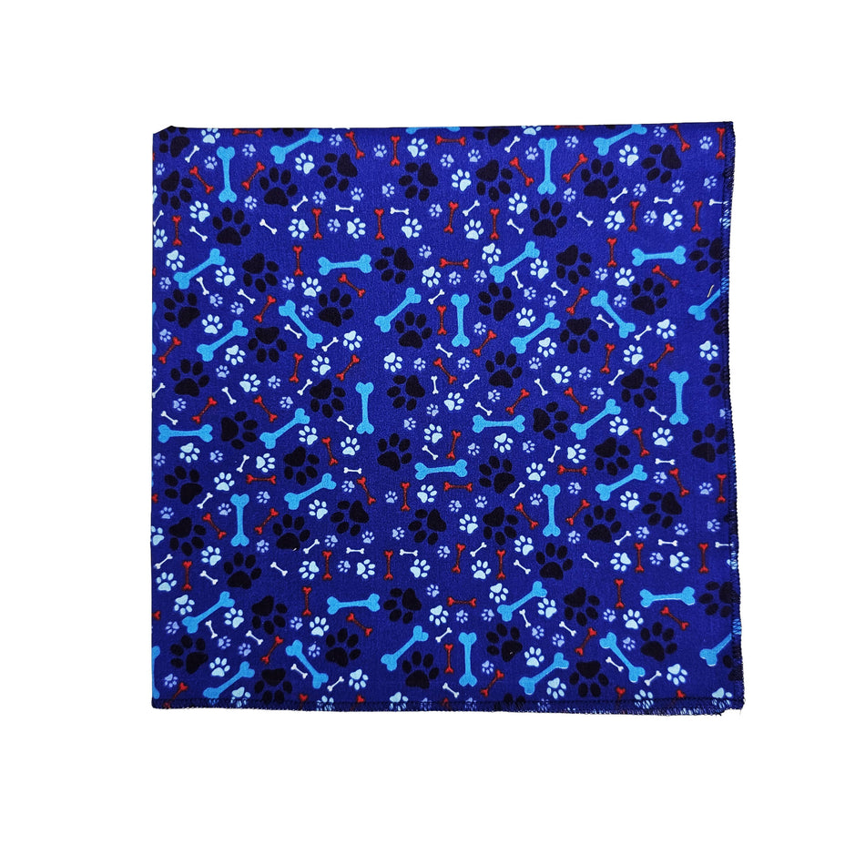 Paws & Bones Square Bandana | Tie on Dog & People Bandana | Dog grooming, Crafts & Sewing SQ3215