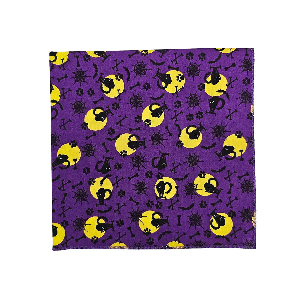 Halloween Square Bandana | Tie on Dog & People Bandana | Dog grooming, Crafts & Sewing SQ3229