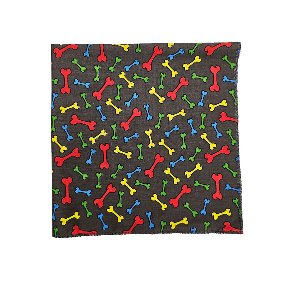 Paws & Bones Square Bandana | Tie on Dog & People Bandana | Dog grooming, Crafts & Sewing SQ3262