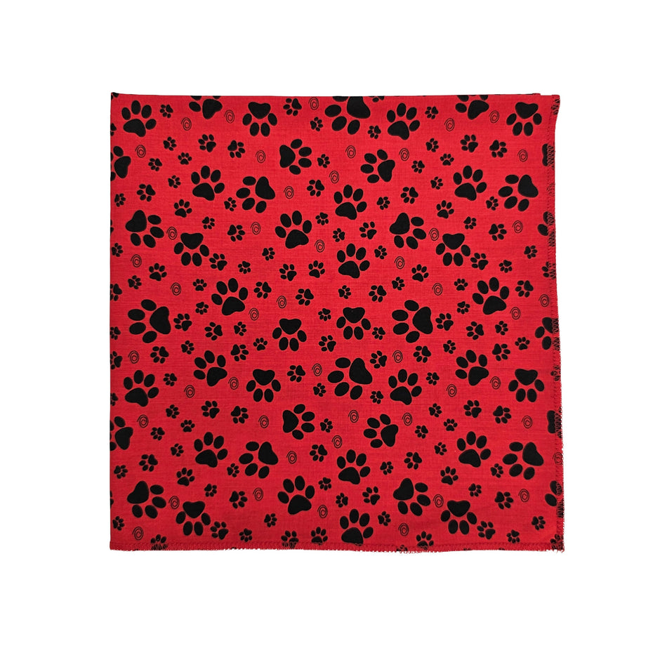 Paws & Bones Square Bandana | Tie on Dog & People Bandana | Dog grooming, Crafts & Sewing SQ3266