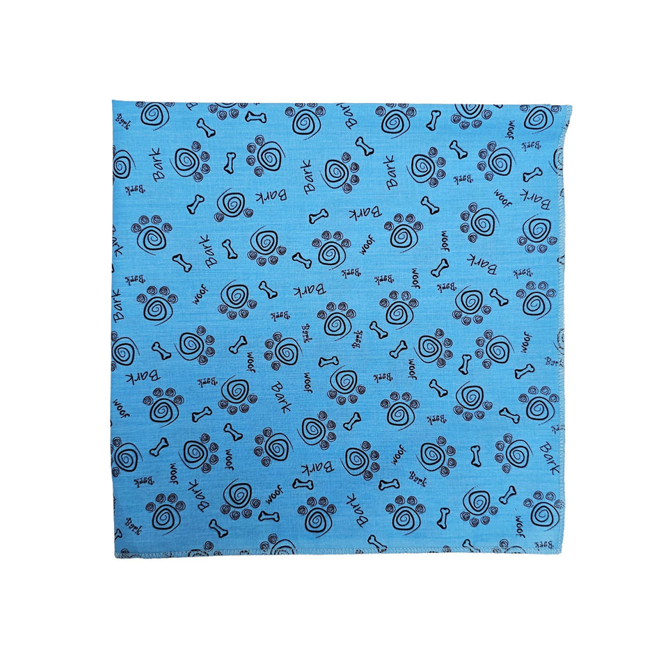 Paws & Bones Square Bandana | Tie on Dog & People Bandana | Dog grooming, Crafts & Sewing SQ3270