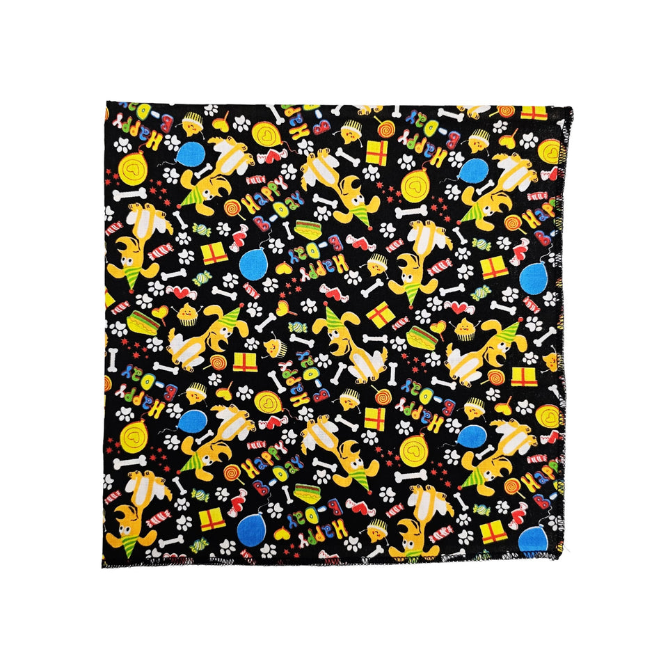 Birthday Square Bandana | Tie on Dog & People Bandana | Dog grooming, Crafts & Sewing SQ3032