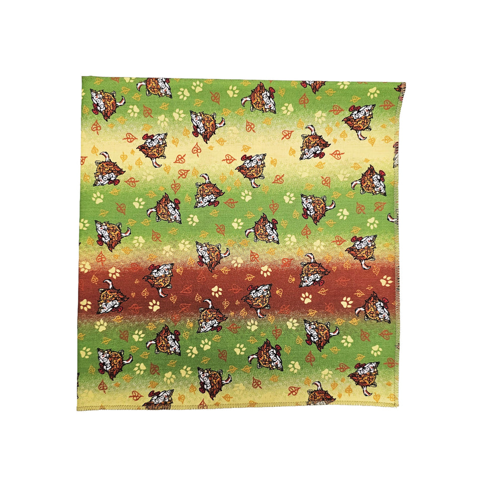 Fall / Thanksgiving Square Bandana | Tie on Dog & People Bandana | Dog grooming, Crafts & Sewing SQ3054