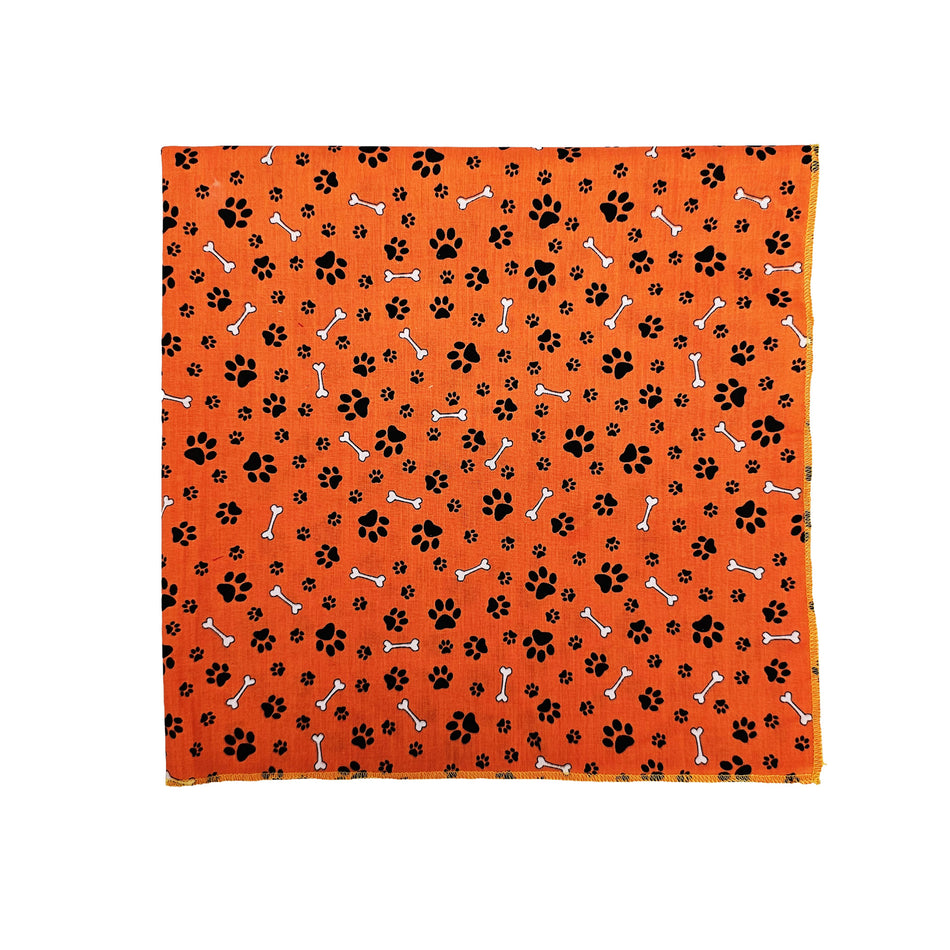 Paws & Bones Square Bandana | Tie on Dog & People Bandana | Dog grooming, Crafts & Sewing SQ3075