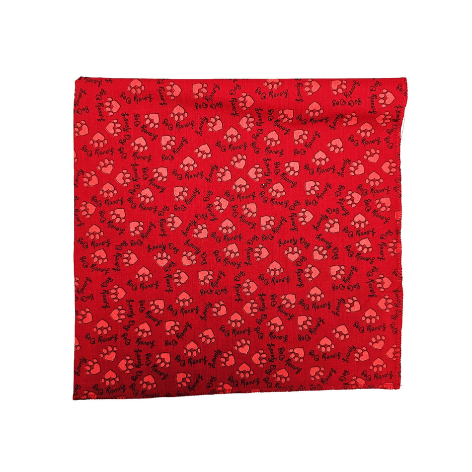 Valentine's Day Square Bandana | Tie on Dog & People Bandana | Dog grooming, Crafts & Sewing SQ3080