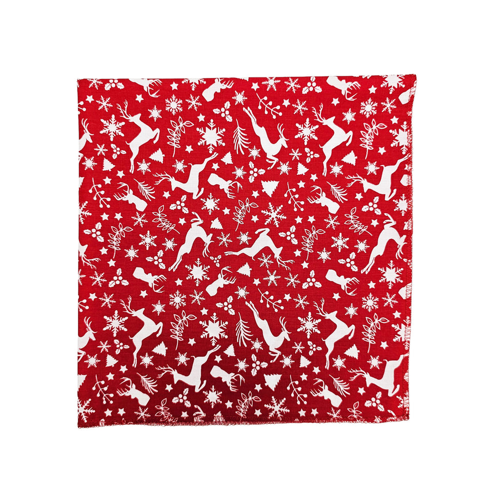 Christmas / Winter Square Bandana | Tie on Dog & People Bandana | Dog grooming, Crafts & Sewing SQ3099