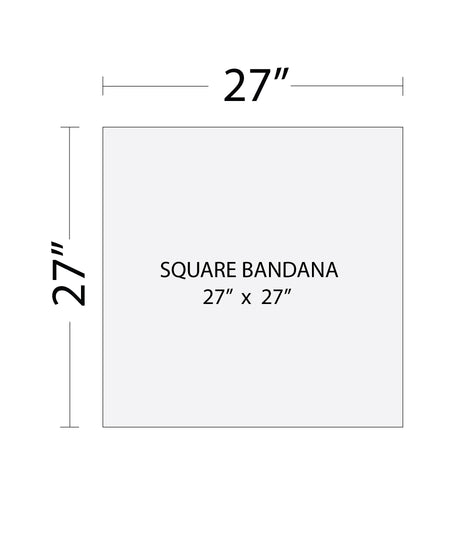 SQ3256 Navy & Red Paisley Square Bandana 100% Cotton